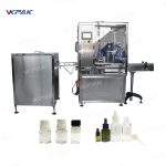 தானியங்கி மின்-சிகரெட் திரவ எண்ணெய் பாட்டில் நிரப்பு பிளக்கர் கேப்பர் இயந்திரம்