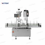 வரிசையை நிரப்புவதற்கான தானியங்கி ரோட்டரி பிளாஸ்டிக் பாட்டில்கள் கேப்பிங் மெஷின்