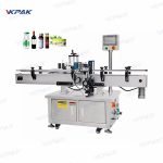 மெட்டல் டின்களுக்கான தானியங்கி லீனியர் ஸ்டிக்கர் ரேப்-அரவுண்ட் லேபிளிங் மெஷின்