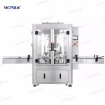 தேங்காய் எண்ணெய் தானியங்கி கண்ணாடி ஜாடிகள் 2 ஹெட்ஸ் நியூமேடிக் ஃபில்லிங் லைன்