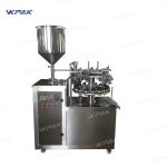 மடிக்கக்கூடிய அலுமினிய உலோக குழாய்கள் நிரப்புதல் சீல் இயந்திரங்கள் அரை தானியங்கி