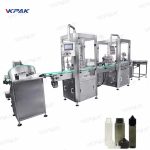 இ-லிக்விட் இ சிகரெட் எண்ணெய் நிரப்பும் ஸ்டாப்பர் கேப்பிங் லேபிளிங் மெஷின்