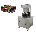 மெட்டல் கேப்ஸ் மூடுவதற்கான அரை தானியங்கி வெற்றிட கண்ணாடி ஜாடிகளை மூடும் இயந்திரம்