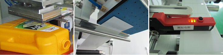 ஸ்பூட் பேக்ஸ் பிளாஸ்டிக் பேக் லேபிளிங் மெஷின் செமி ஆட்டோமேட்டிக் ஃபார் பிளாட் சர்ஃபேஸ்