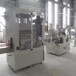 அரிக்கும் திரவத்திற்கான தானியங்கி ஆங்கிள் நெக் பாட்டில் நிரப்புதல் கேப்பிங் லைன்