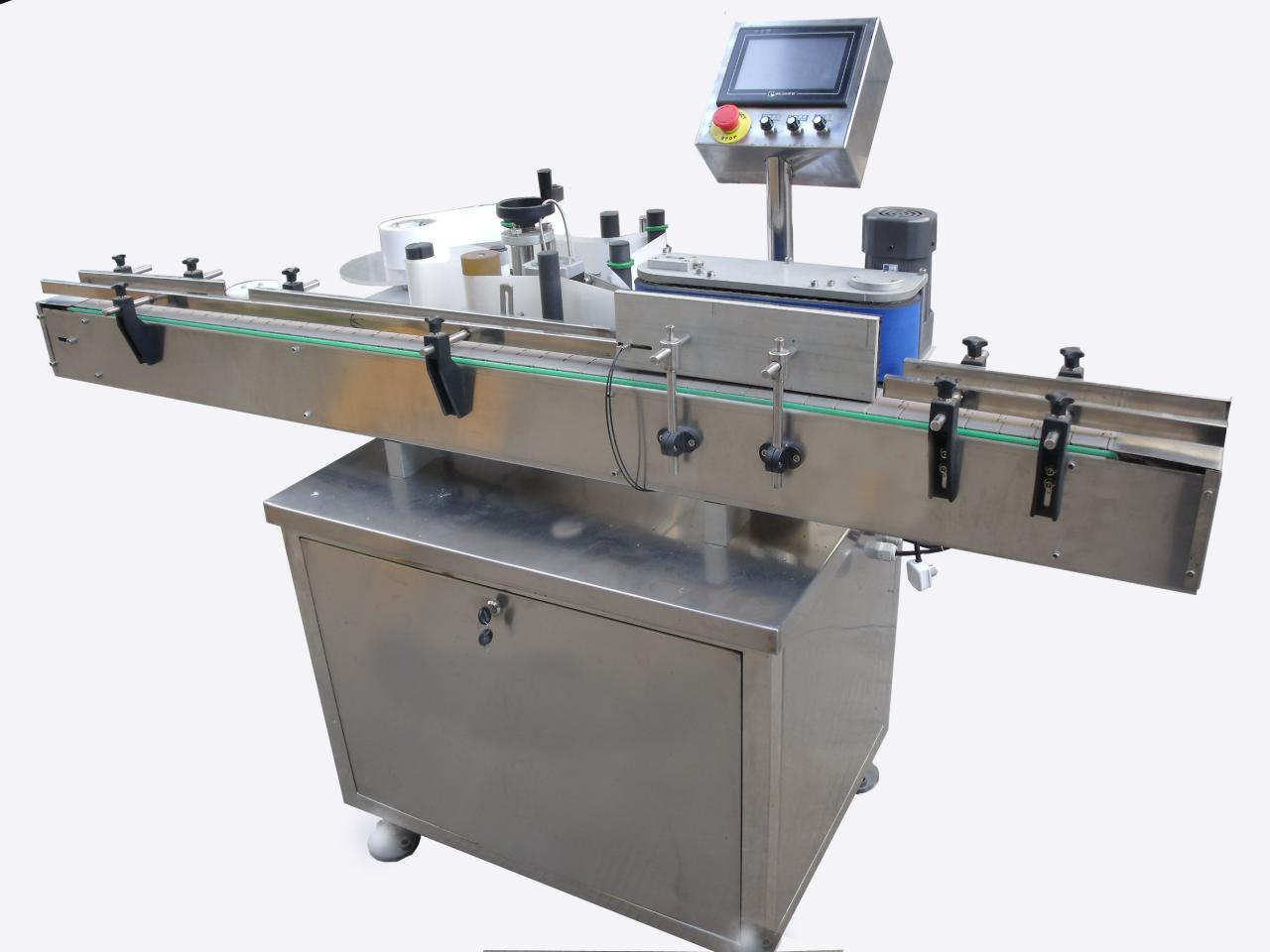 round bottles labeling machine ஸ்டிக்கர் அல்லாத லேபிளிங் இயந்திரம் தானியங்கி மின் திரவம்.jpg