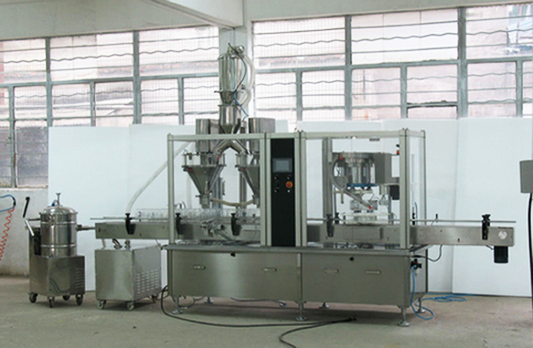 automatic powder filling line இரட்டை தலைகள் தூள் பொதி இயந்திரம்.jpg