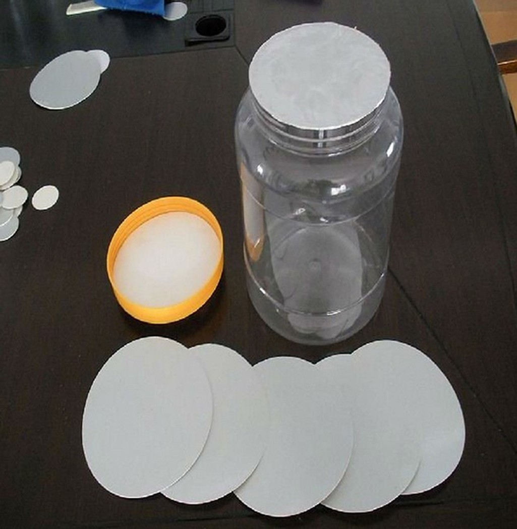 sealing effect for aluminum sealer அரை தானியங்கி திரவ உற்பத்தி வரி.jpg