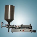 அதிக பாகுத்தன்மை கொண்ட வேர்க்கடலை வெண்ணெய் தேன் நிரப்பும் இயந்திரம் அழுத்தப்பட்ட ஹாப்பர்