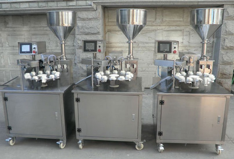 ரோட்டரி குழாய்கள் மீயொலி சீல் இயந்திரங்களை அரை தானியங்கி நிரப்புதல்