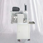 அரை தானியங்கி கேபிள் வயர் ஸ்டிக்கர் பிரிண்ட்-அப்ளை ஃபோல்டிங் லேபிளிங் மெஷின்