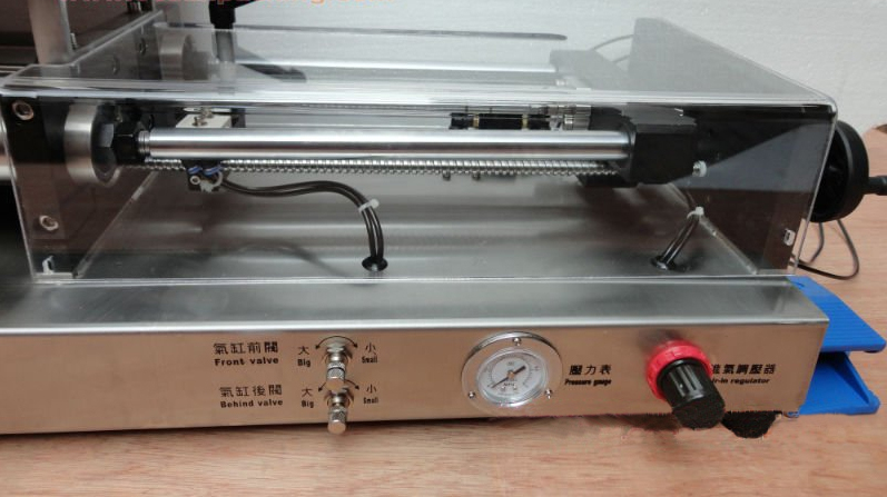 pneumatic part from cream filling machine டபுள் சைட் ஹாப்பர் மெஷினுக்கான க்ளோஸ் ஷாட் jam.jpg