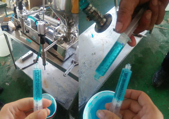 liquid filler semi automatic ஹேர் ஜெல்.ஜேபிஜிக்கு 8 அவுன்ஸ் பாட்டில்கள்