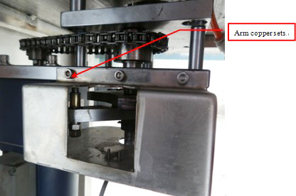 arm copper from capping screw capper equipment கேப்பிங் machine.jpg இலிருந்து கை செப்பு செட்