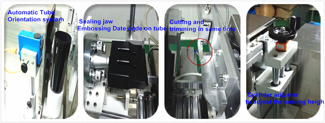 Ultrasound sealing machine for tubes மீயொலி குழாய் சீலர்